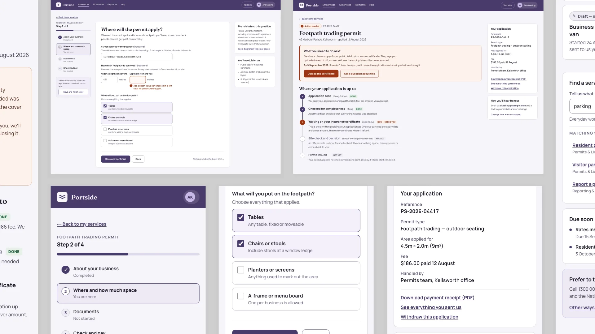 Portside Civic brand identity
