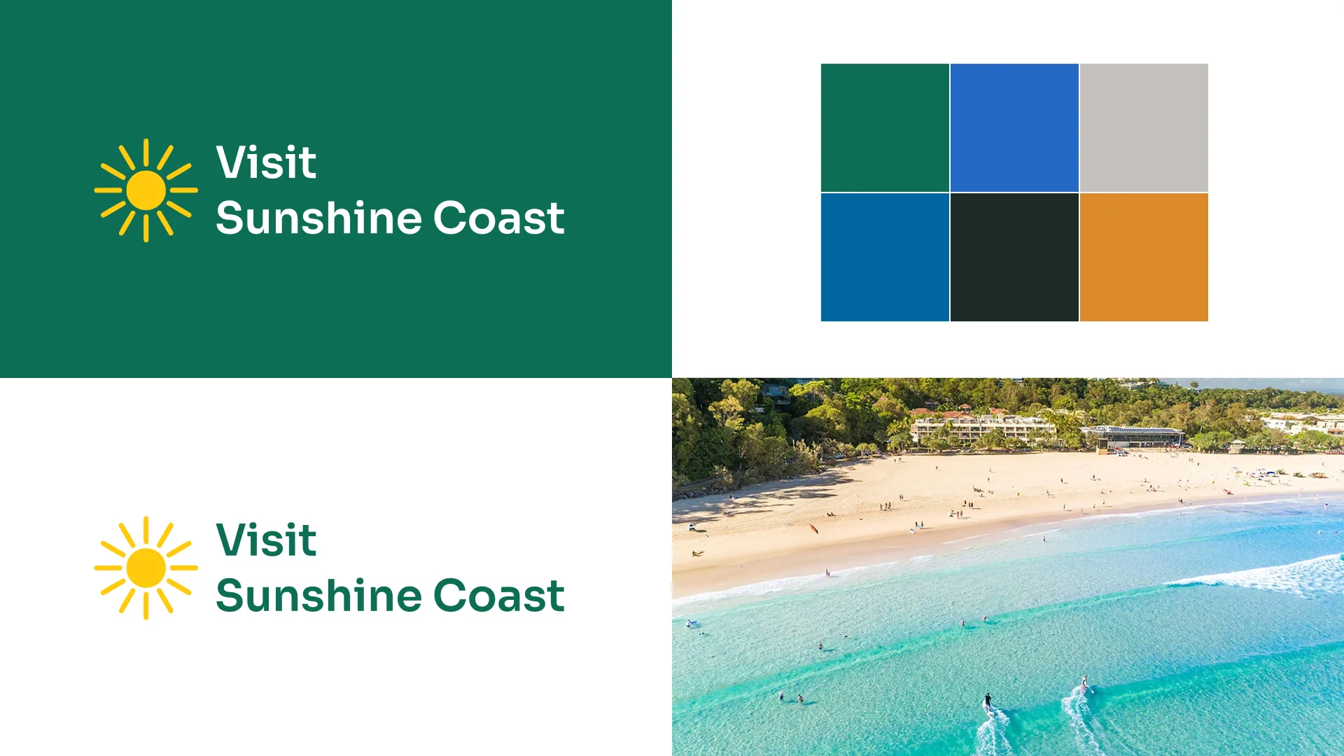 Visit Sunshine Coast brand identity
