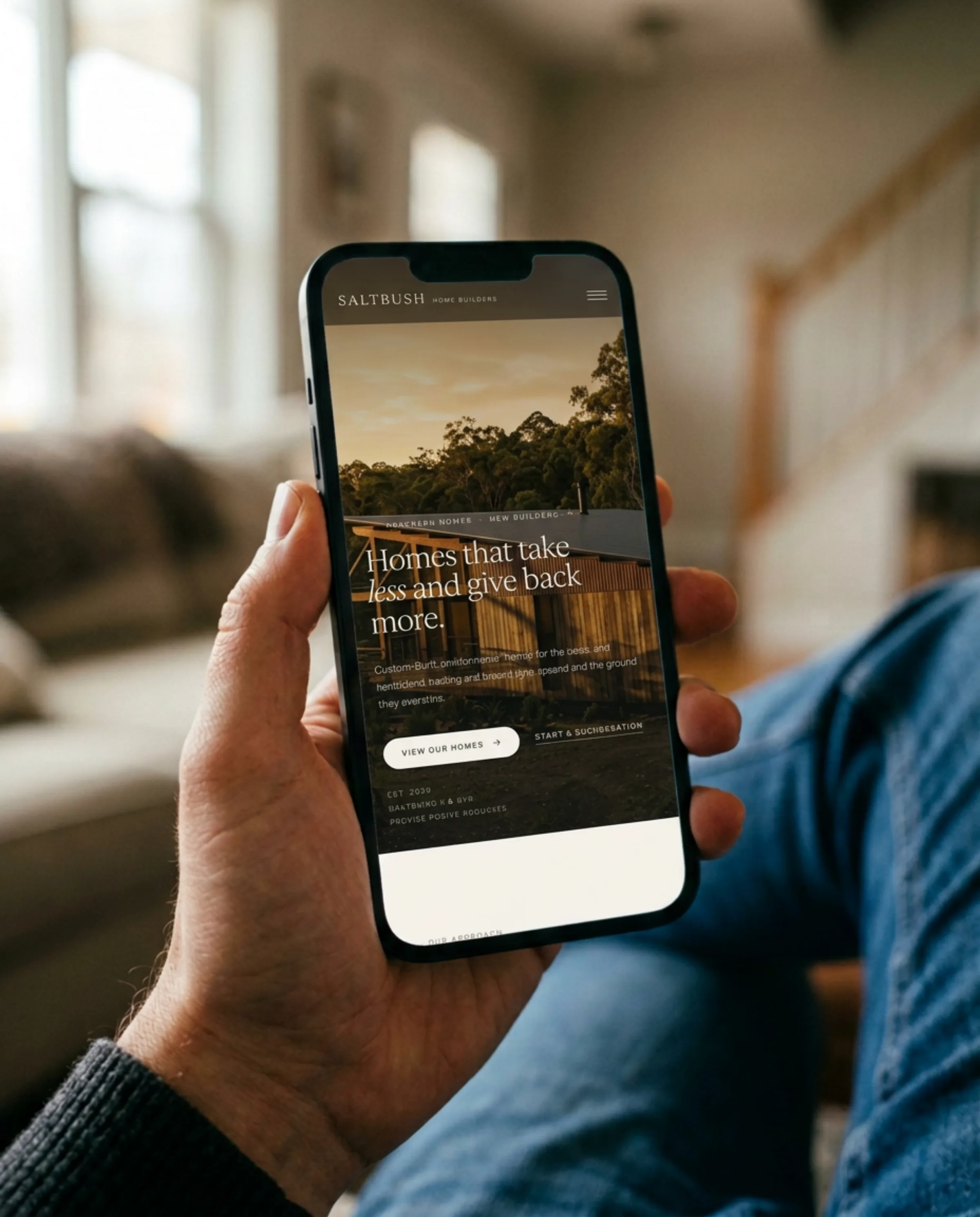 Saltbush Home Builders brand and website